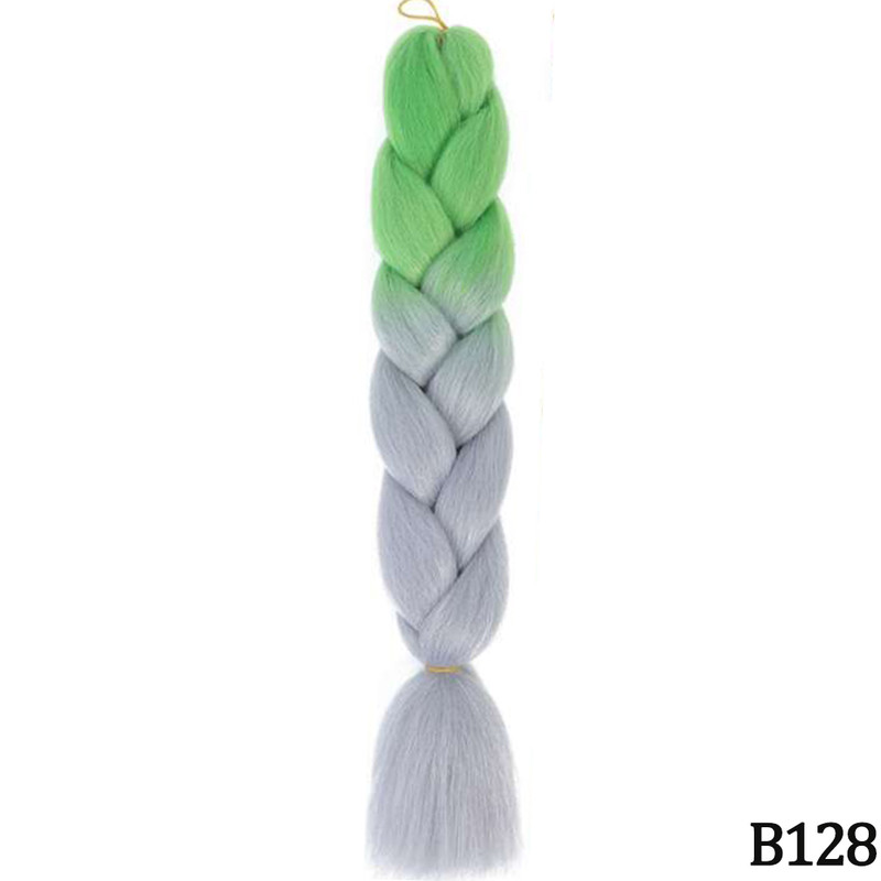 Jumbo Braid Hair Extensions, Ombre Kanekalon Synthetic Yaki Braids for Women, DIY Braiding Hair in Multiple Colors