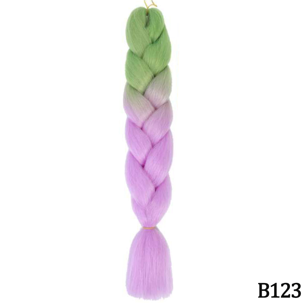 Jumbo Braid Hair Extensions, Ombre Kanekalon Synthetic Yaki Braids for Women, DIY Braiding Hair in Multiple Colors