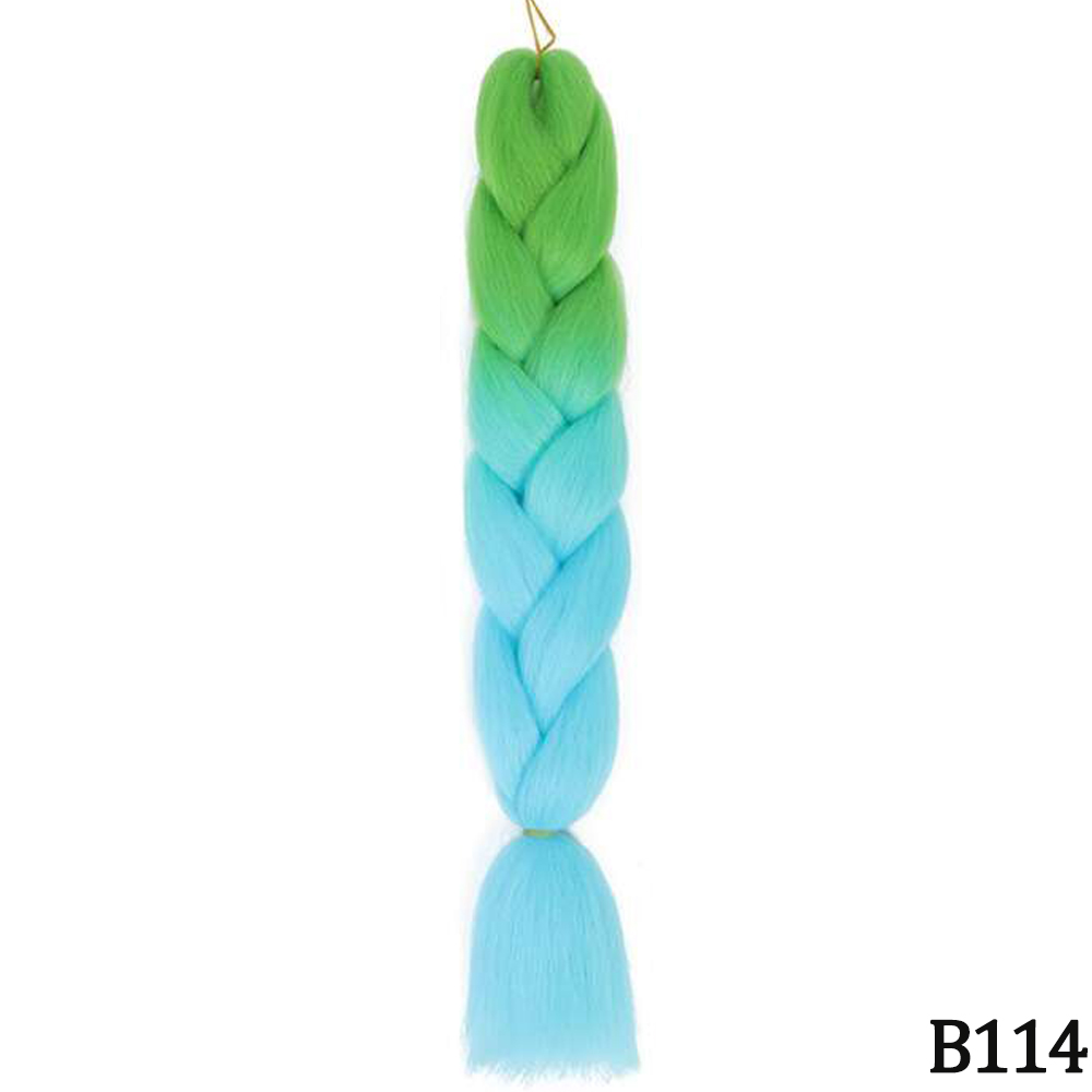 Jumbo Braid Hair Extensions, Ombre Kanekalon Synthetic Yaki Braids for Women, DIY Braiding Hair in Multiple Colors