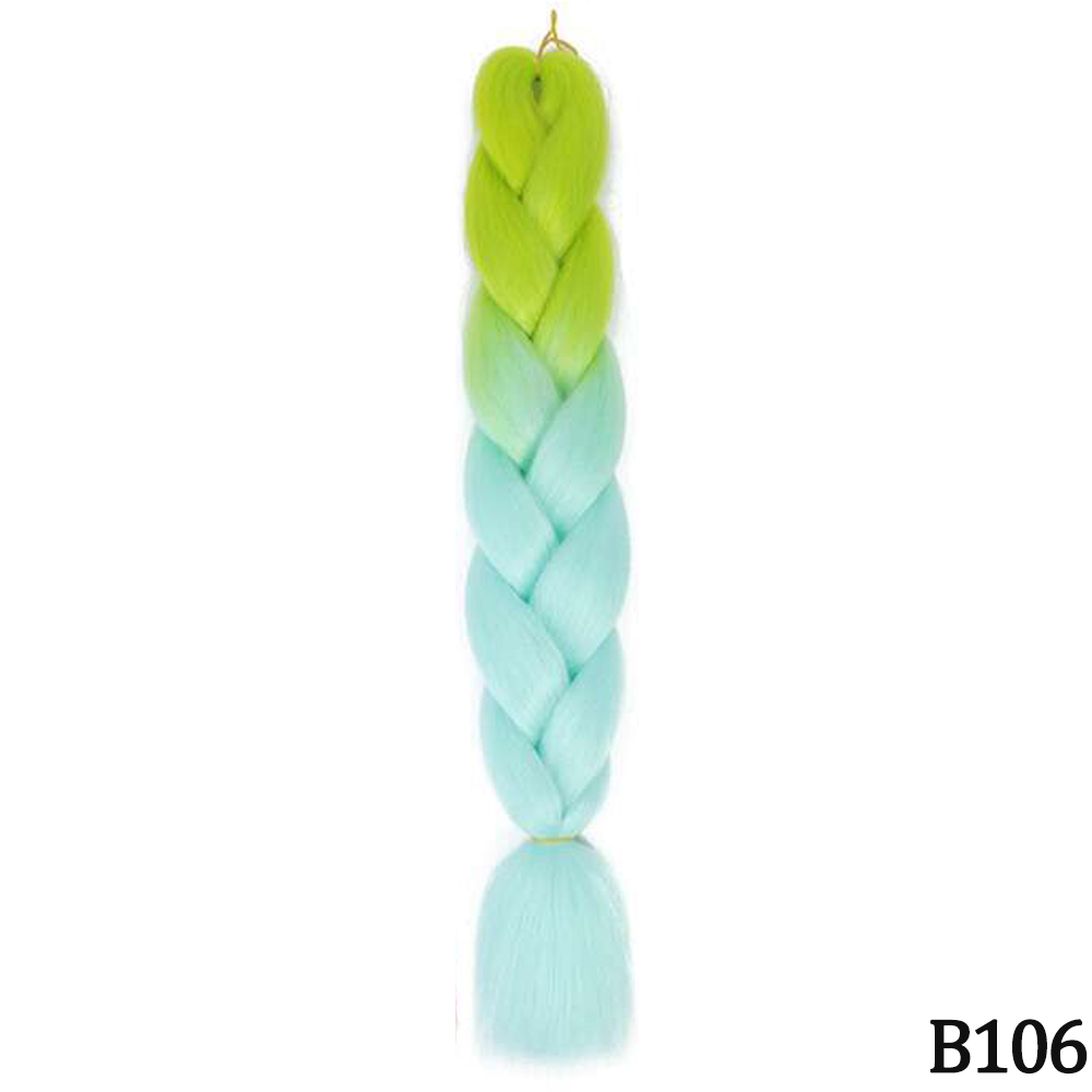 Jumbo Braid Hair Extensions, Ombre Kanekalon Synthetic Yaki Braids for Women, DIY Braiding Hair in Multiple Colors