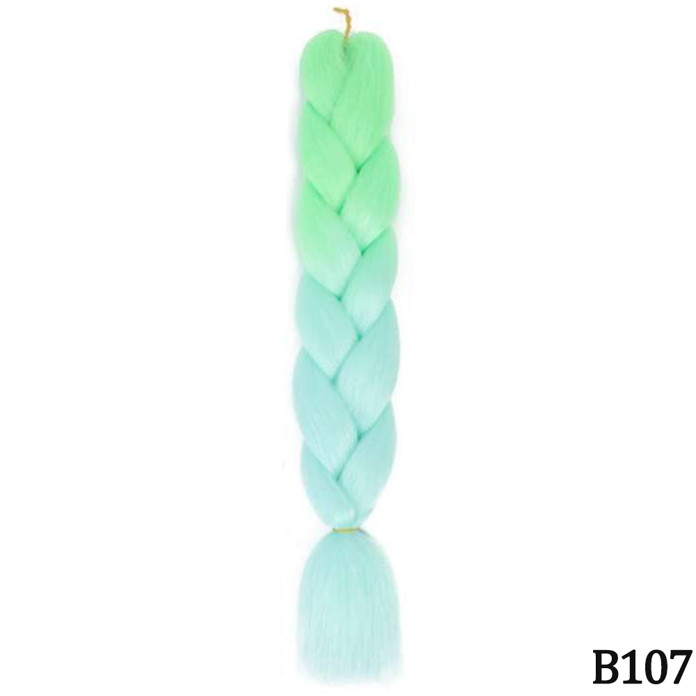 Jumbo Braid Hair Extensions, Ombre Kanekalon Synthetic Yaki Braids for Women, DIY Braiding Hair in Multiple Colors