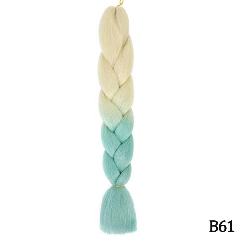 Jumbo Braid Hair Extensions, Ombre Kanekalon Synthetic Yaki Braids for Women, DIY Braiding Hair in Multiple Colors