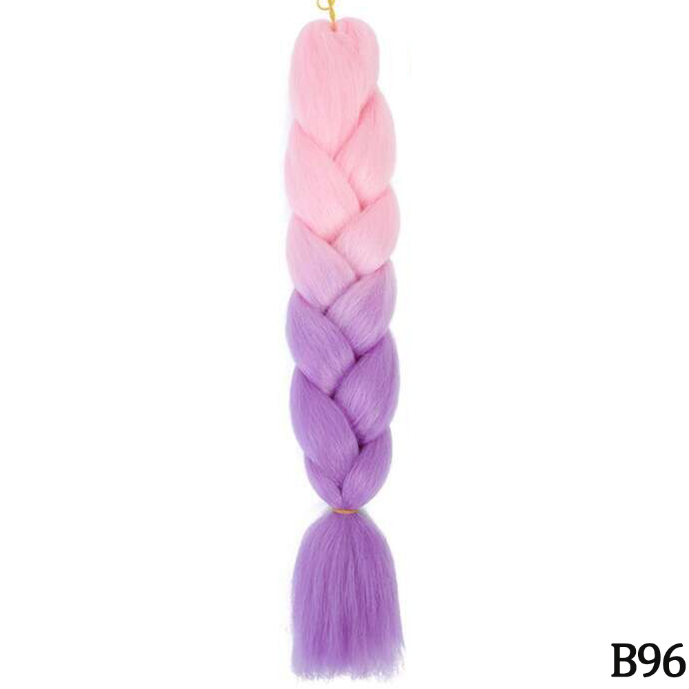 Jumbo Braid Hair Extensions, Ombre Kanekalon Synthetic Yaki Braids for Women, DIY Braiding Hair in Multiple Colors