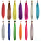 Feather Hair Extension Tip Rainbow Synthetic Hairpiece Fake Feather Hair For Women Kids Styling Or 4
