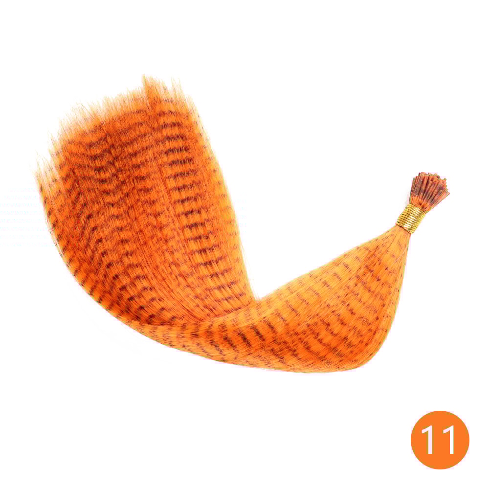 Feather Hair Extension Tip Rainbow Synthetic Hairpiece Fake Feather Hair For Women Kids Styling Or 9