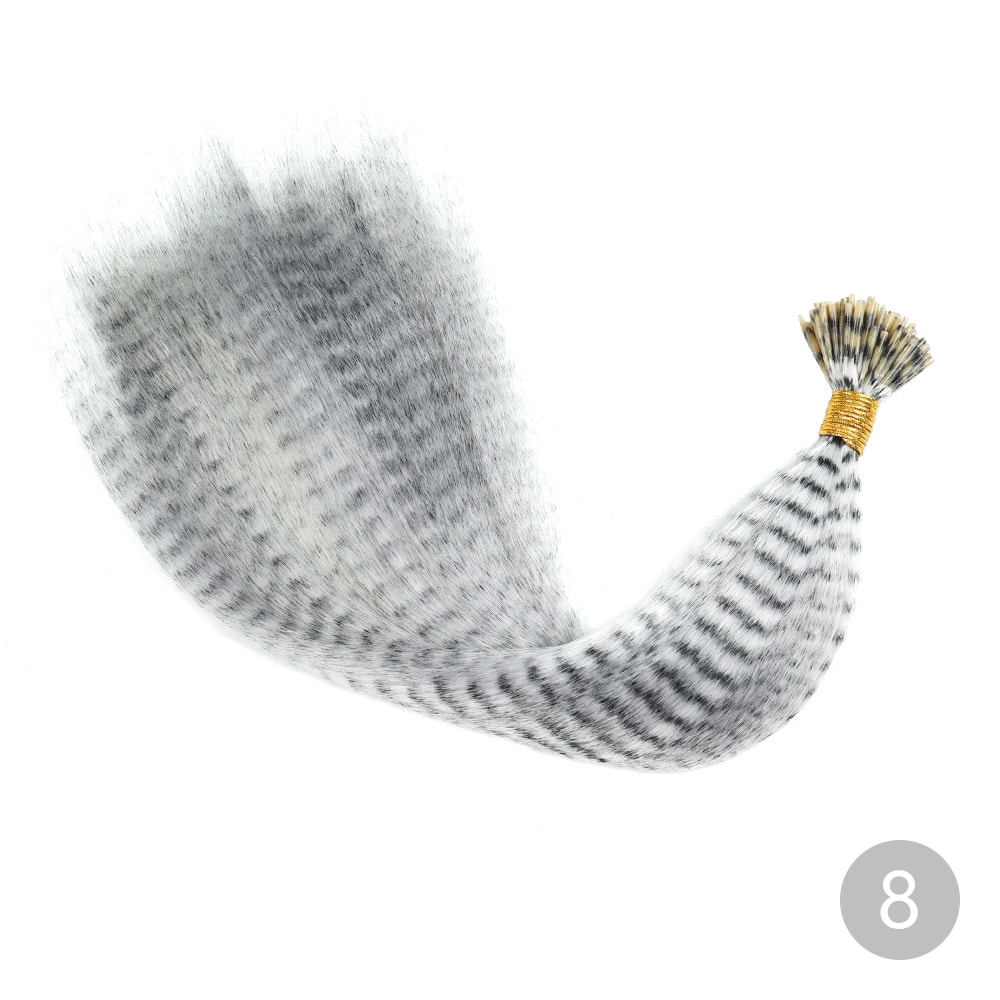 Feather Hair Extension Tip Rainbow Synthetic Hairpiece Fake Feather Hair For Women Kids Styling Or 10