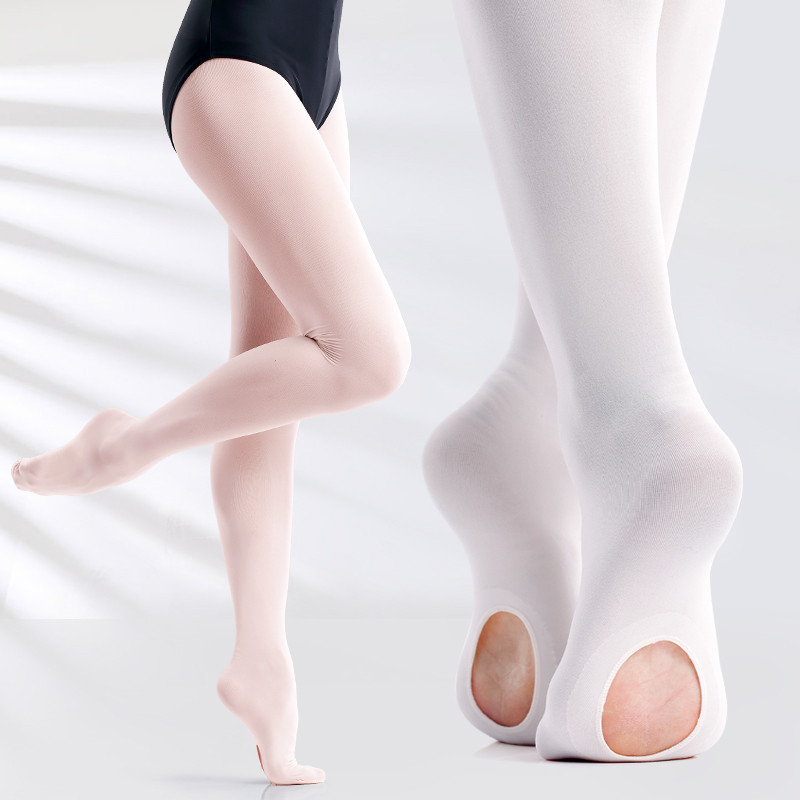 Professional Children 60D Soft Microfiber Convertible Ballet Dance Tights