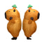 Inflatable Capybara Mascot Costume Cartoon Animal Fancy Dress, Halloween Carnival Cosplay Inflated Garment for Funny