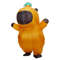 Inflatable Capybara Mascot Costume Cartoon Animal Fancy Dress, Halloween Carnival Cosplay Inflated Garment for Funny