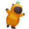 Inflatable Capybara Mascot Costume Cartoon Animal Fancy Dress, Halloween Carnival Cosplay Inflated Garment for Funny
