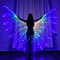 LED Wings Belly Dance Wings Isis Halloween Wing Prop, Shining LED Lamp Wings & Sticks, Costume Accessories for Adults