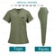 Medical Scrubs Jogger Set for Women & Men, Doctor Nurse Uniform Shirt & Pants, Hospital Workwear, Operating Room