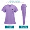 Medical Scrubs Jogger Set for Women & Men, Doctor Nurse Uniform Shirt & Pants, Hospital Workwear, Operating Room