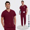 Unisex Lightweight Medical Scrub Set, Anti-Wrinkle Breathable Jogger Nursing Uniform for Men & Women Surgical Clinical