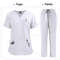 Unisex High Quality Nurse Uniform Set, Medical Clothing for Women with Lab Coat, Tops, and Pants, Nursing Scrubs Suit