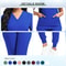 High-Quality Scrubs Women Set, V-Neck Uniform Top & Jogger Pants with Drawstring Waist, SPA, Dental, Veterinary & Clinic