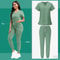 High-Quality Scrubs Women Set, V-Neck Uniform Top & Jogger Pants with Drawstring Waist, SPA, Dental, Veterinary & Clinic