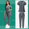 High-Quality Scrubs Women Set, V-Neck Uniform Top & Jogger Pants with Drawstring Waist, SPA, Dental, Veterinary & Clinic