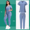 High-Quality Scrubs Women Set, V-Neck Uniform Top & Jogger Pants with Drawstring Waist, SPA, Dental, Veterinary & Clinic
