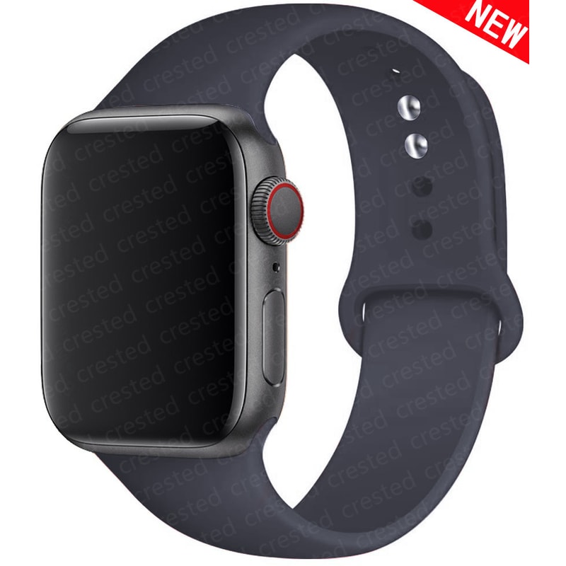 Apple Watch Silicone Sport Band, Strap for iWatch Series Soft Replacement Bracelet