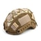 Airsoft Tactical Helmet Cover for MH PJ BJ Fast OPS Core, Camouflage Military Cloth Shell with Adjustable Elastic Cord