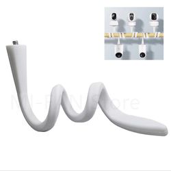 adjustable baby monitor camera holder stand, flexible silica gel wall mount cradle bracket, hole-free twist hose
