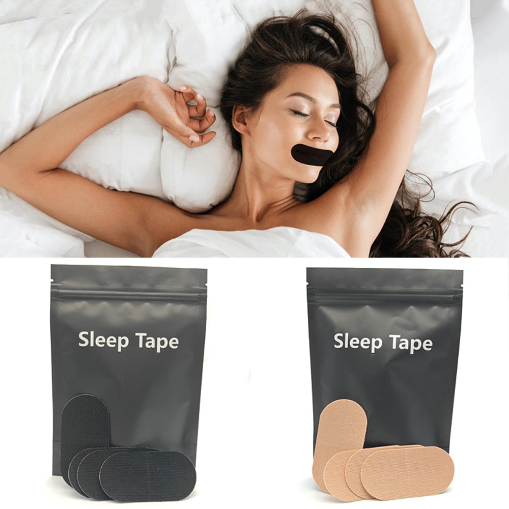 30pcs/bag Anti Snoring Mouth Tape – Adult Night Sleeping Mouth Breath Improvement Sticker to Reduce Dry Mouth & Promote