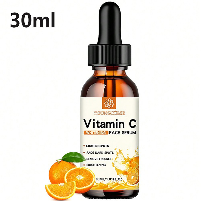 Vitamin C Facial Essence with Hyaluronic Acid – Dark Spot Remover, Moisturizing Repair & Anti-Aging Essence for Brighter