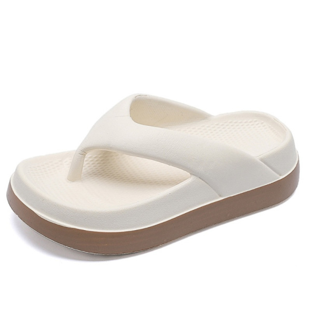 Women Flip Flops, Popular Design Casual Platform Sandals, Non-Slip Outdoor Slippers with High Elastic Support