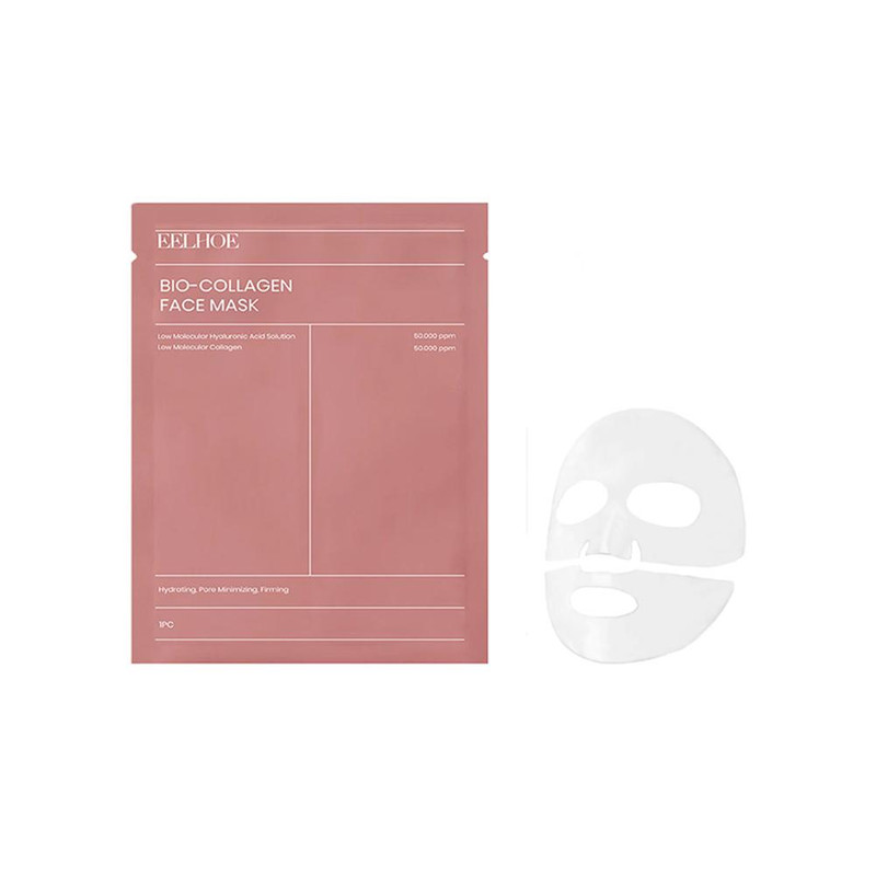 1/5/10PCs Bio Collagen Face Mask Deep Hydrating Overnight Mask for Wrinkle Reduction, Pore Shrinking & Brightening Skin