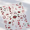 1 Piece Kawaii Red Cherry Bow Nail Stickers 5D Cute Fruit Design Adhesive Decorative Stickers for High-Quality Nail Art
