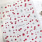 1 Piece Kawaii Red Cherry Bow Nail Stickers 5D Cute Fruit Design Adhesive Decorative Stickers for High-Quality Nail Art