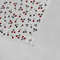 1 Piece Kawaii Red Cherry Bow Nail Stickers 5D Cute Fruit Design Adhesive Decorative Stickers for High-Quality Nail Art