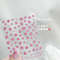 1 Piece Kawaii Red Cherry Bow Nail Stickers 5D Cute Fruit Design Adhesive Decorative Stickers for High-Quality Nail Art