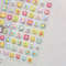 1 Piece Kawaii Red Cherry Bow Nail Stickers 5D Cute Fruit Design Adhesive Decorative Stickers for High-Quality Nail Art