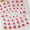 1 Piece Kawaii Red Cherry Bow Nail Stickers 5D Cute Fruit Design Adhesive Decorative Stickers for High-Quality Nail Art