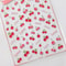 1 Piece Kawaii Red Cherry Bow Nail Stickers 5D Cute Fruit Design Adhesive Decorative Stickers for High-Quality Nail Art