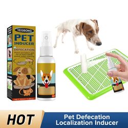 dog potty training spray, toilet defecation inducer for puppies & cats outdoor urine & stool location helper for effect
