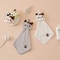 Cute Cartoon Cat Hand Towel, Thickened Coral Velvet Cloths for Kitchen, Bathroom & Home, Quick-Drying Cleaning Cloths