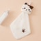 Cute Cartoon Cat Hand Towel, Thickened Coral Velvet Cloths for Kitchen, Bathroom & Home, Quick-Drying Cleaning Cloths