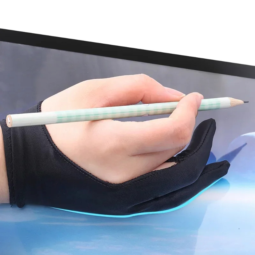 Two Finger Drawing Glove With Palm Rejection For Apple IPad Capacitive Tablets  Graphic Drawing Pad 2