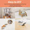 Self-Adhesive Cat Scratching Mat Trimmable Carpet, Furniture Protector Pad for Sofa, Couch, Wall, Anti-Scratch Cat Post