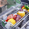 Heavy-Duty Stainless Steel Rotating Grill Basket, Perfect for Rotisserie-Style Roasting and Grilling