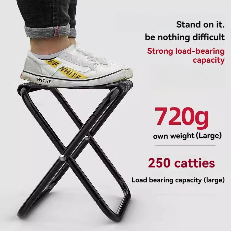 Folding Chairs Folding Stools Small Horse Shaped Beach Chairs Portable Outdoor Camping Handheld Fis 0
