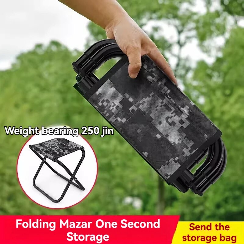 Folding Chairs Folding Stools Small Horse Shaped Beach Chairs Portable Outdoor Camping Handheld Fis 2