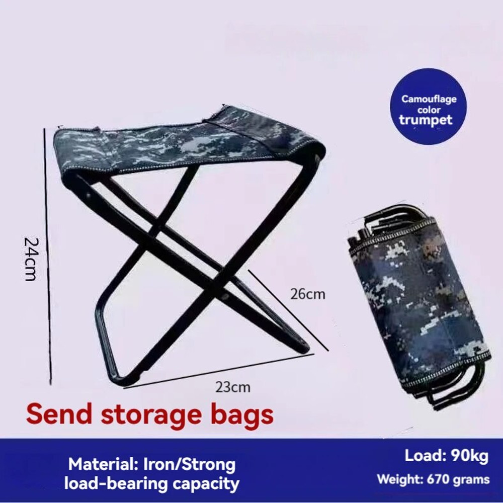Folding Chairs Folding Stools Small Horse Shaped Beach Chairs Portable Outdoor Camping Handheld Fis 5