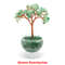Crystal Money Tree, Glass Potted Plant with Natural Citrine, Amethyst & Chakra Quartz, Feng Shui Home Office Decor