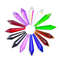 5PCS Crystal Pointed Beads, Chandelier Crystals, Lamp Prism Glass Bead Suncatcher for Windows Decor, DIY Hanging Pendant