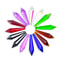 5PCS Crystal Pointed Beads, Chandelier Crystals, Lamp Prism Glass Bead Suncatcher for Windows Decor, DIY Hanging Pendant