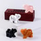 Hand Carved Gemstone Elephant Figurine – Natural Stone Amethyst Mini Animal Statue for Crystal Craft, Chakra Meditation